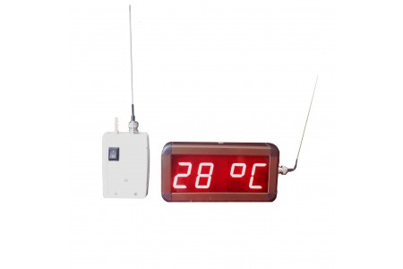 Uzun Mesafe Kablosuz Rf li Sıcaklık Ölçüm Termometre Cihaz Seti