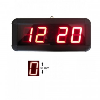 Displayli Dijital Saat , Kasa: 7x17 cm-Kırmızı