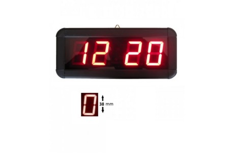 Displayli Dijital Saat , Kasa: 7x17 cm-Kırmızı