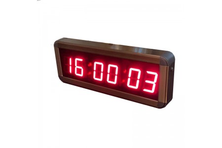 Displayli Saniyeli Dijital Saat Kasa: 12x35 cm-Kırmızı Displayli Saniyeli Dijital Saat Kasa: 12x35 cm-Kırmızı