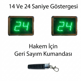 Yeşil Renk Basketbol Skorbord 82x63cm - Basketball Scoreboard