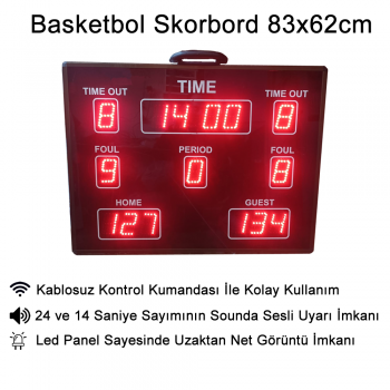 Basketbol Skorbord 82x63cm - Basketball Scoreboard