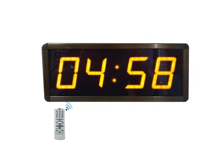 Displayli Dijital Saat Kasa Ölçüsü: 15x37 cm-Turuncu
