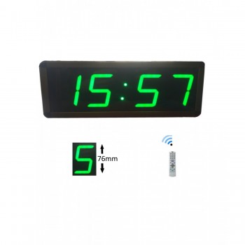 Displayli Dijital Saat Kasa Ölçüsü: 15x37 cm-Yeşil