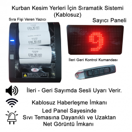 Kurban Kesim Yerleri İçin Sıramatik Sistemi