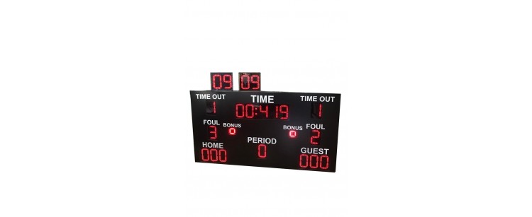 Basketbol Skorbord Sistemi, Kasa:15x120x225cm