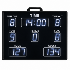 Beyaz Renk Basketbol Skorbord 82x63cm - Basketball Scoreboard