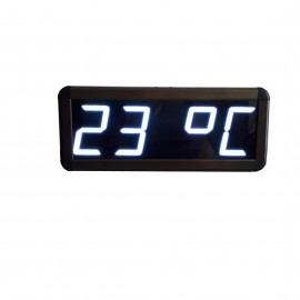 Displayli Dijital Saat Kasa Ölçüsü: 16x40 cm-Beyaz