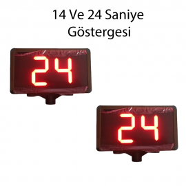 Bold Font Basketbol Skorbord Sistemi, Kasa:122x108x3 cm