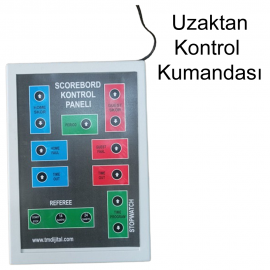 Bold Font Basketbol Skorbord Sistemi, Kasa:122x108x3 cm