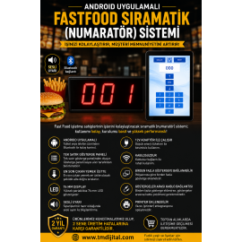 Android Uygulamalı Fastfood Sıramatik (Numaratör) Sistemi