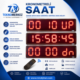  Kronometreli Saat - Kasa Ölçüsü : 16x65cm