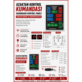 Basketbol Skorbord 82x63cm - Basketball Scoreboard Basketbol Skorbord 82x63cm - Basketball Scoreboard