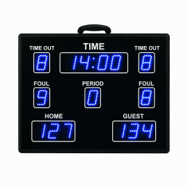 Mavi Renk Basketbol Skorbord 82x63cm - Basketball Scoreboard