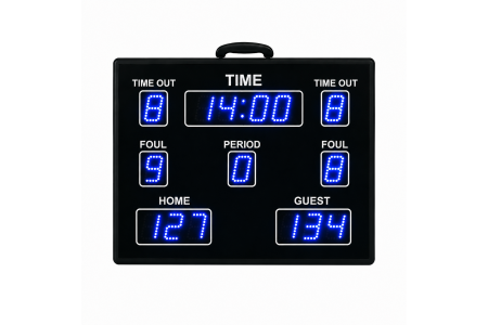 Mavi Renk Basketbol Skorbord 82x63cm - Basketball Scoreboard