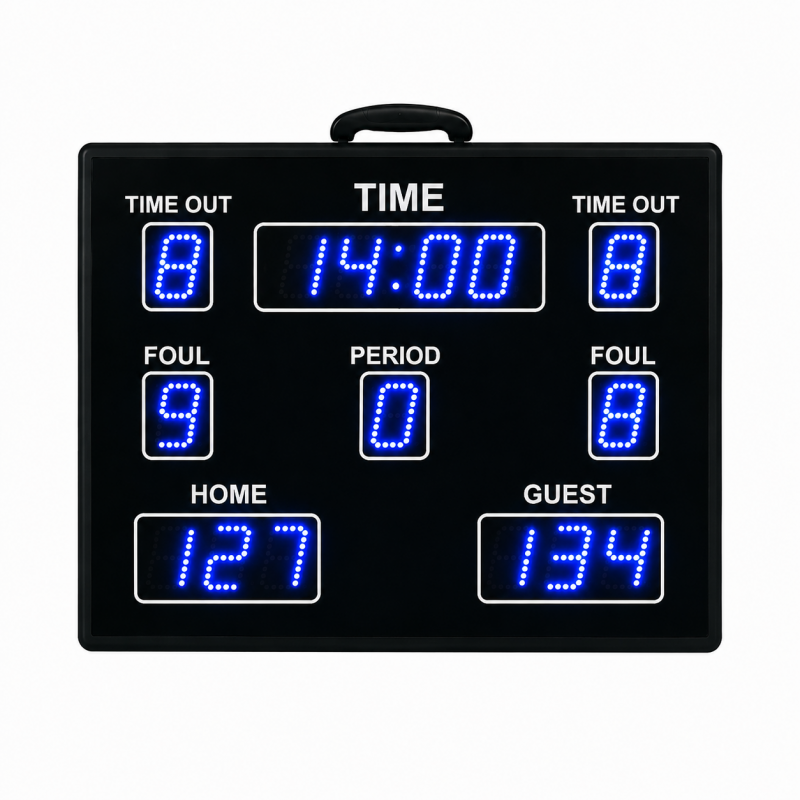 Mavi Renk Basketbol Skorbord 82x63cm - Basketball Scoreboard