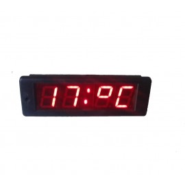 Displayli Dijital Otobüs Saat, Kasa: 7x20 cm-Kırmızı