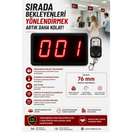 Kumandalı Sayıcı Numaratör