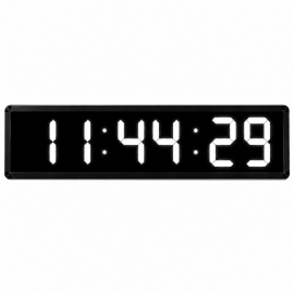 Bold Font Displayli Saniyeli Dijital Saat, Kasa: 20x65cm