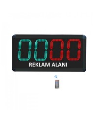 Hakem Oyuncu Değişikliği Tabelası, Çift Yön, Kasa:3x35x55cm