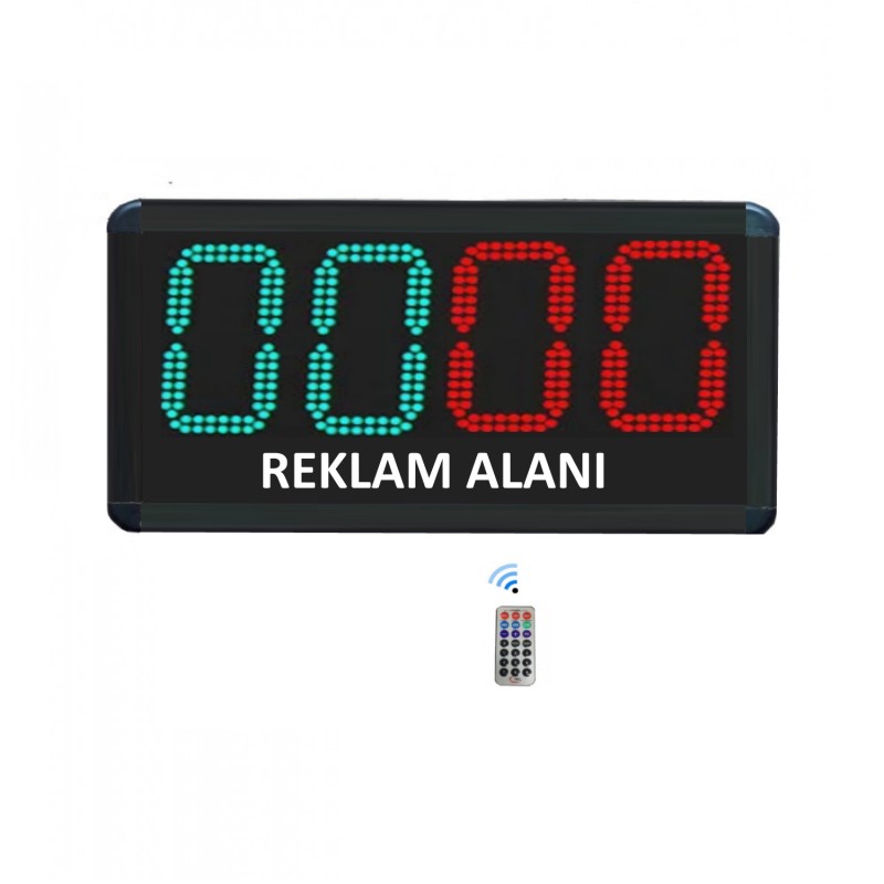 Hakem Oyuncu Değişikliği Tabelası, Çift Yön, Kasa:3x35x55cm