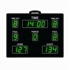 Yeşil Renk Basketbol Skorbord 82x63cm - Basketball Scoreboard