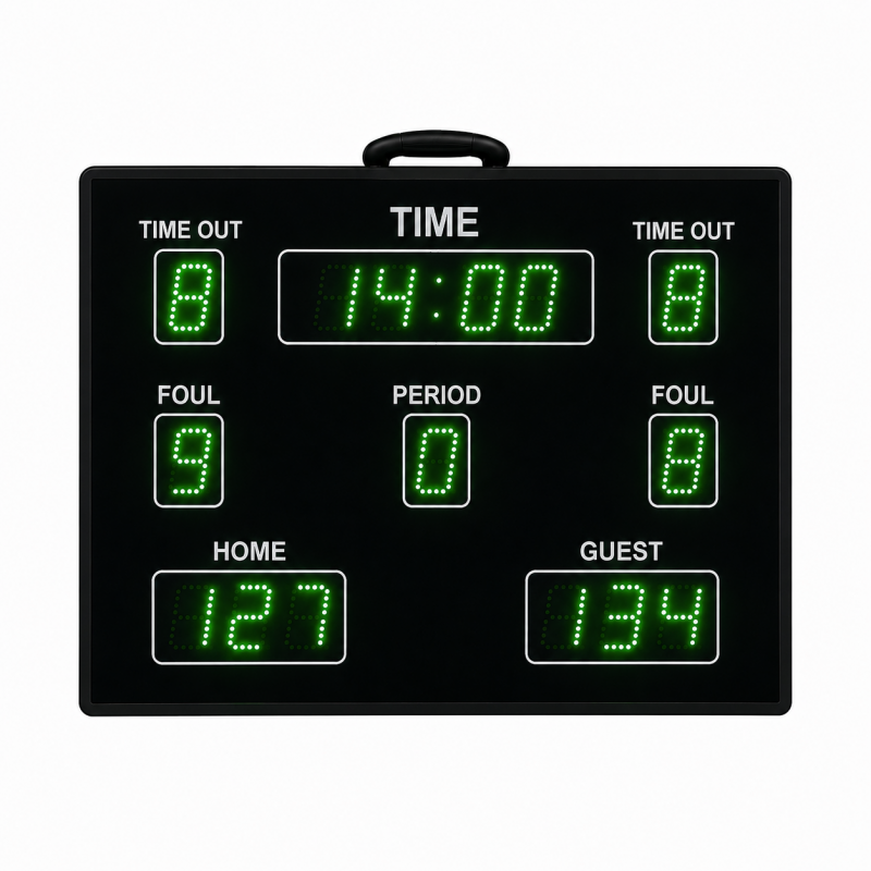 Yeşil Renk Basketbol Skorbord 82x63cm - Basketball Scoreboard